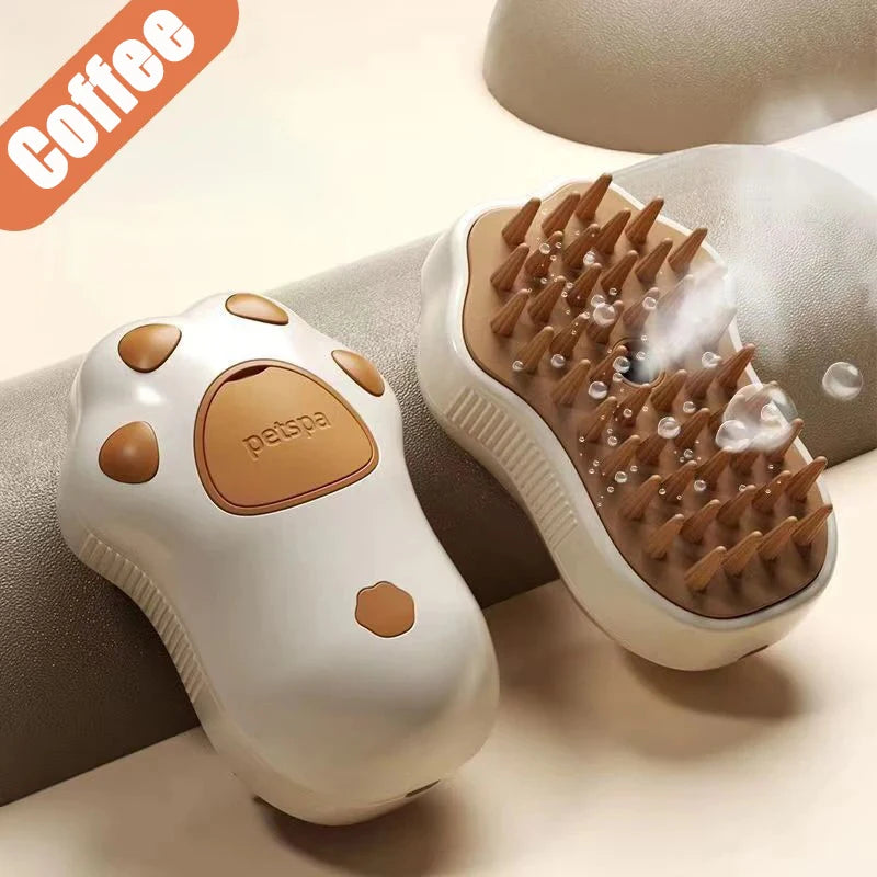 Cat Dog Steamy Brush Steam Brush Electric Sprayer for Massage Pet Grooming Tool Shedding 3 in 1 Electric Sprays Massage Combs