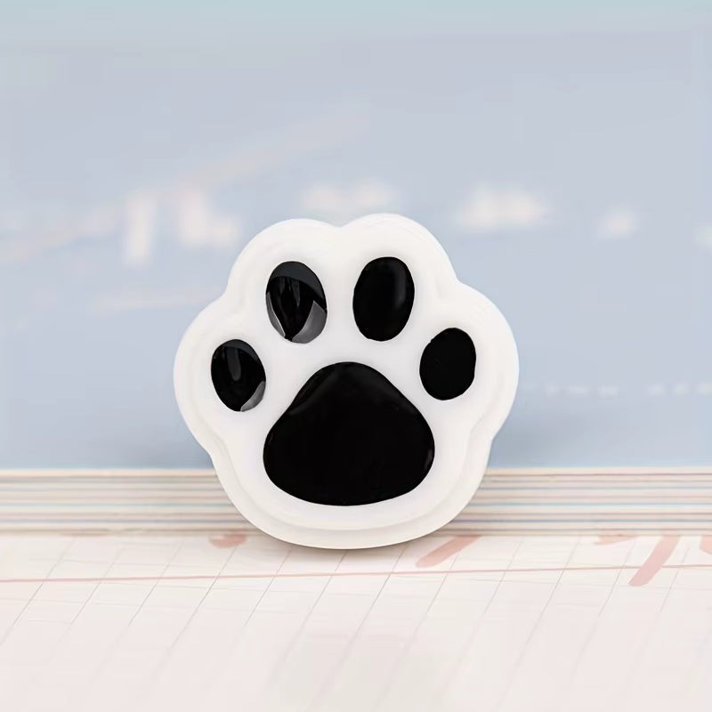 5Pcs Set of Colorful Cat Paw Refrigerator Magnets - Durable, Waterproof & Perfect for Holding Notes - Ideal for Kitchen