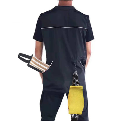 Dog Training Vest for Pet Agility Obedience Dog Trainer Workwear Vest Bite Tugging Protective Jacket with Pocket for Men Women