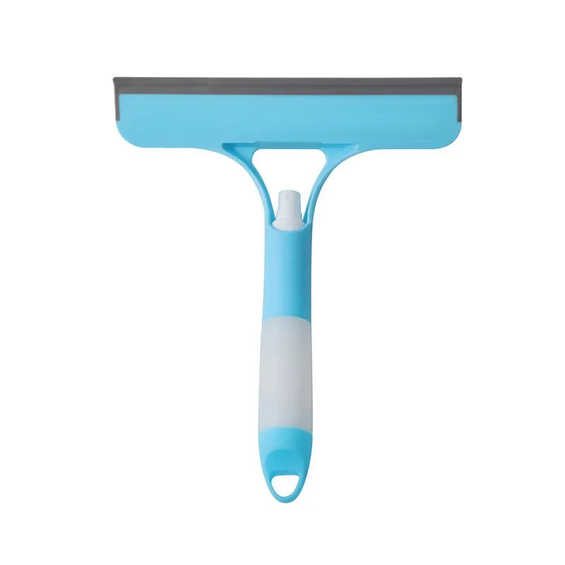 3-in-1 Window & Glass Cleaning Squeegee – Spray, Scrub, Wipe