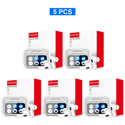 Original  TWS Wireless Bluetooth Earphones Earbuds Smart LCD Touch Screen Hifi Stereo Sound Headphones HD Call with APP