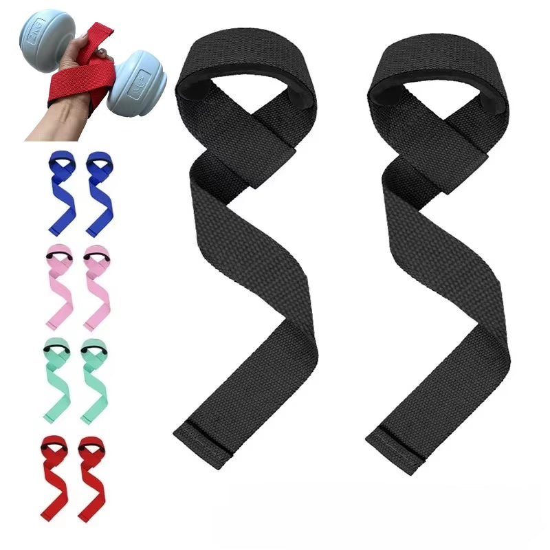 Weightlifting Wrist Straps Strength Training Adjustable Non-Slip Gym Fitness Lifting Strap Wrist Support Sports Grip Band