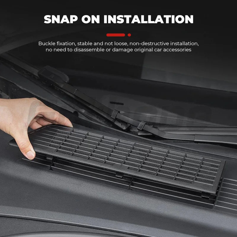 Air Inlet Protective for Tesla Model 3 Highland Anti-Insect Anti-Fouling Front Cover Air-Conditioning Cover