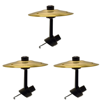 1/2/3PCS Hand-Shooting Car Crash Cymbal Universal Auto Air Ventilation Port Clip-On Mini Drum Cymbals for All Types of Vehicles