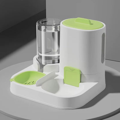 Cat Feeding Water Feeder Dog Bowl Cat Bowl Smooth Food and Water Supply Two-In-One Water Dispenser Cat Bowl Pet Supplies