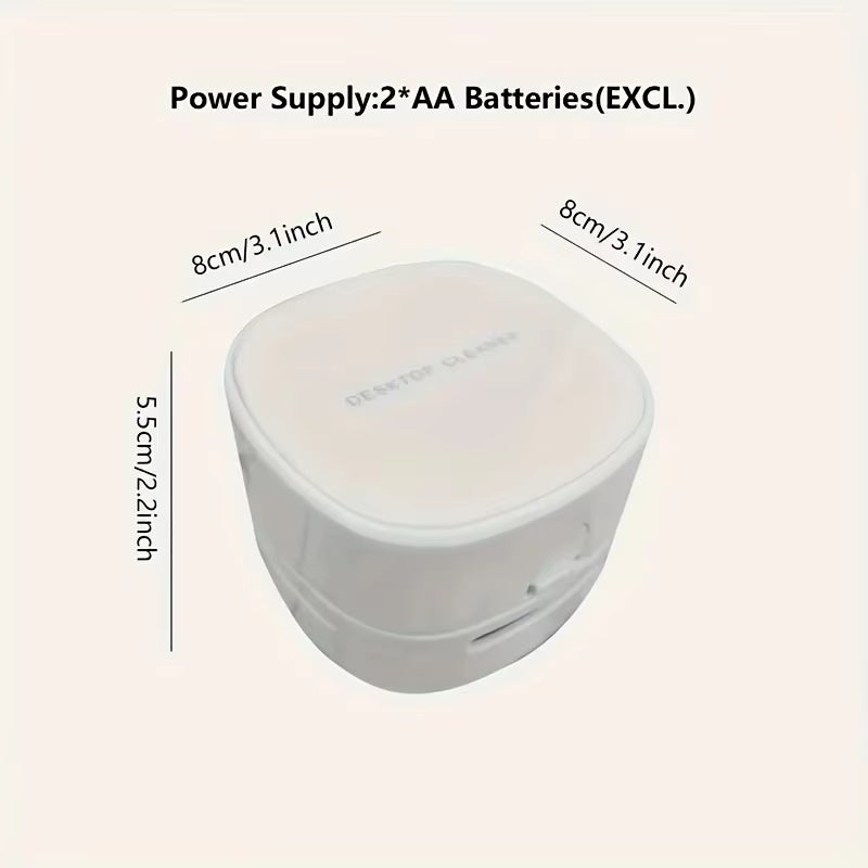 Portable Mini Desk Vacuum Cleaner Mini Vacuum for Desk Table Dust Catcher Car for Home Office Table Sweeper Desktop Cleaner