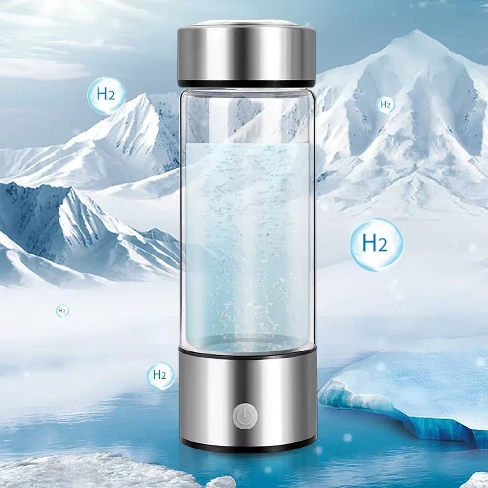 Hydrogen Water Bottle Generator Hydrogen Rich Health Cup Alkaline Ionizer USB Rechargeable Portable Hydrogen Water Ionizer