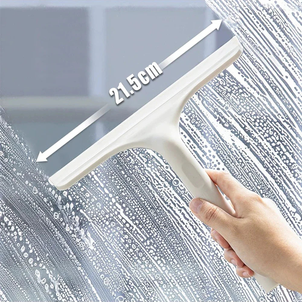 3-in-1 Window & Glass Cleaning Squeegee – Spray, Scrub, Wipe