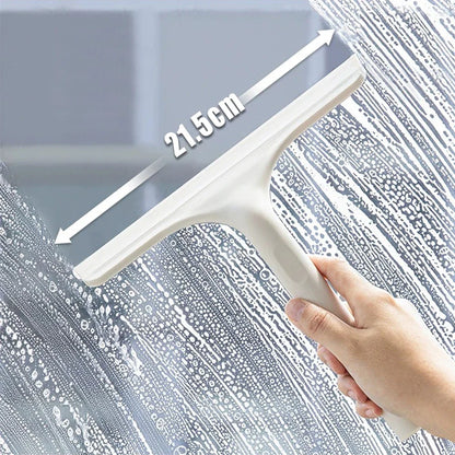 3-in-1 Window & Glass Cleaning Squeegee – Spray, Scrub, Wipe