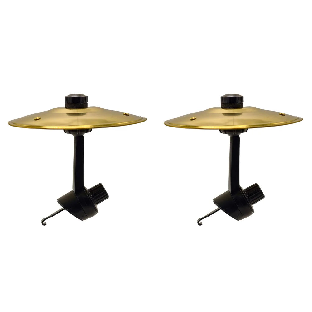1/2/3PCS Hand-Shooting Car Crash Cymbal Universal Auto Air Ventilation Port Clip-On Mini Drum Cymbals for All Types of Vehicles