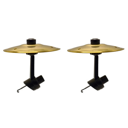 1/2/3PCS Hand-Shooting Car Crash Cymbal Universal Auto Air Ventilation Port Clip-On Mini Drum Cymbals for All Types of Vehicles
